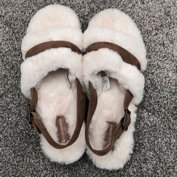 Koolaburra UGG Fuzz’d Out Sandal Women’s Size 9 - Picture 4 of 9